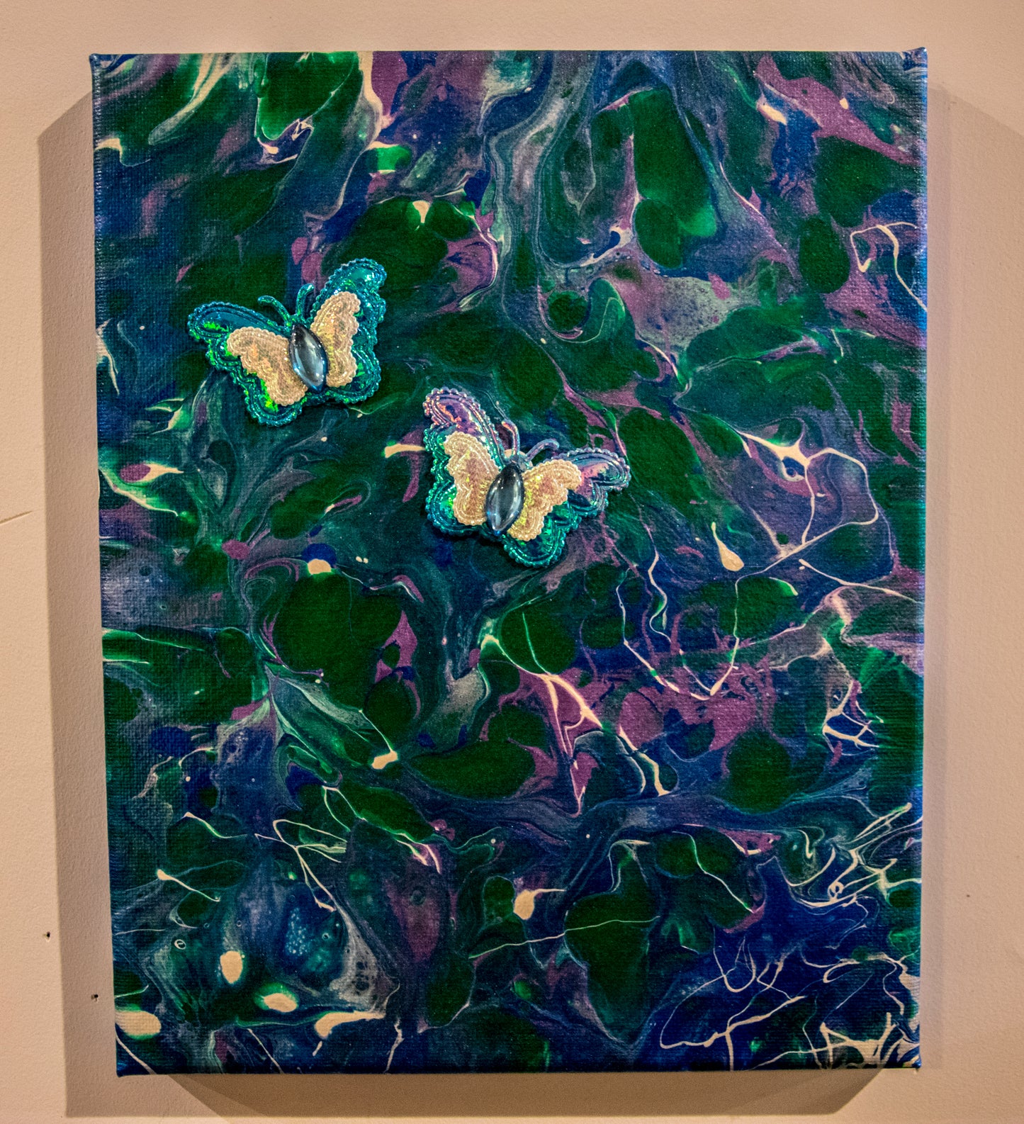 Butterflies - Acrylic Pour