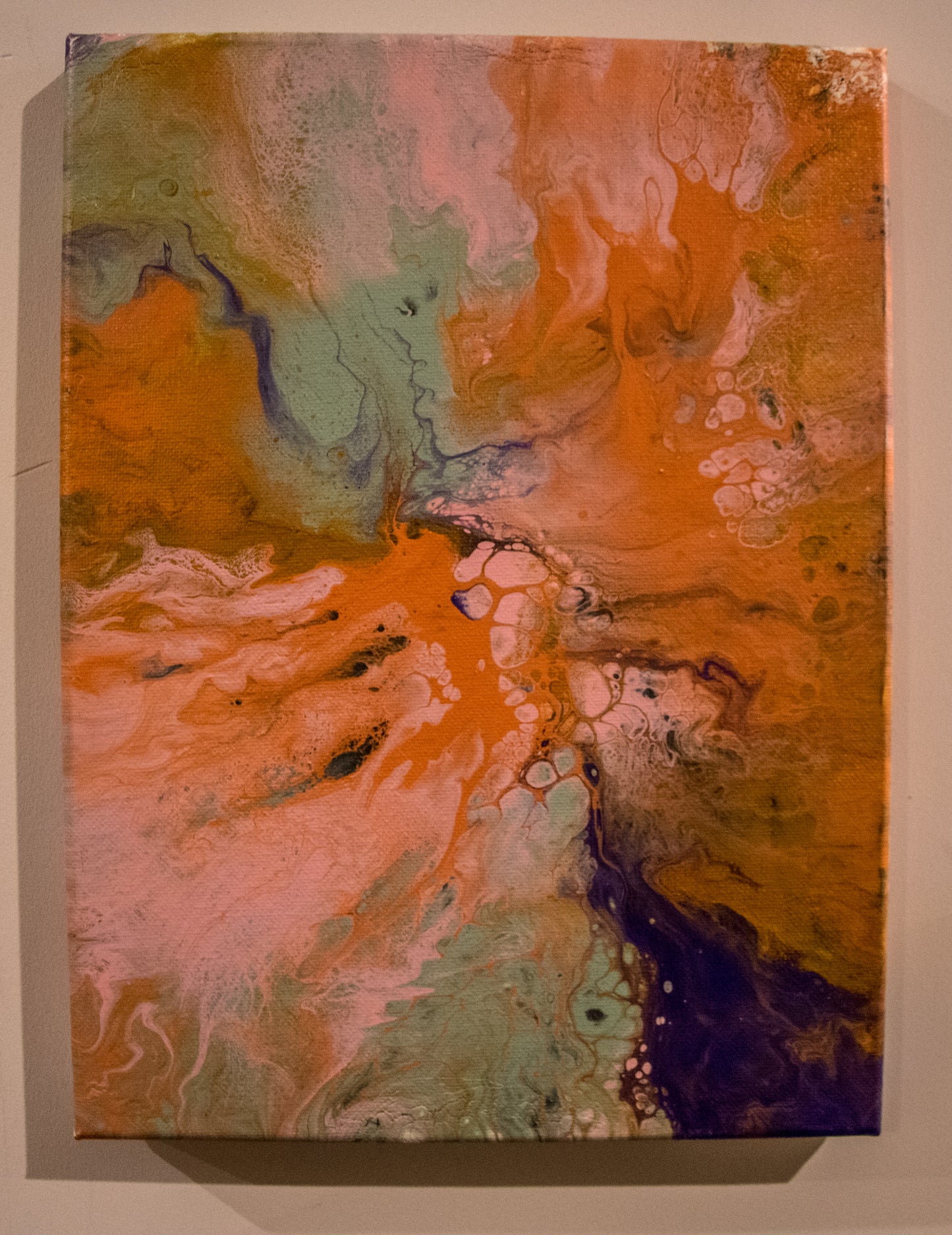Orange You Glad - Acrylic Pour